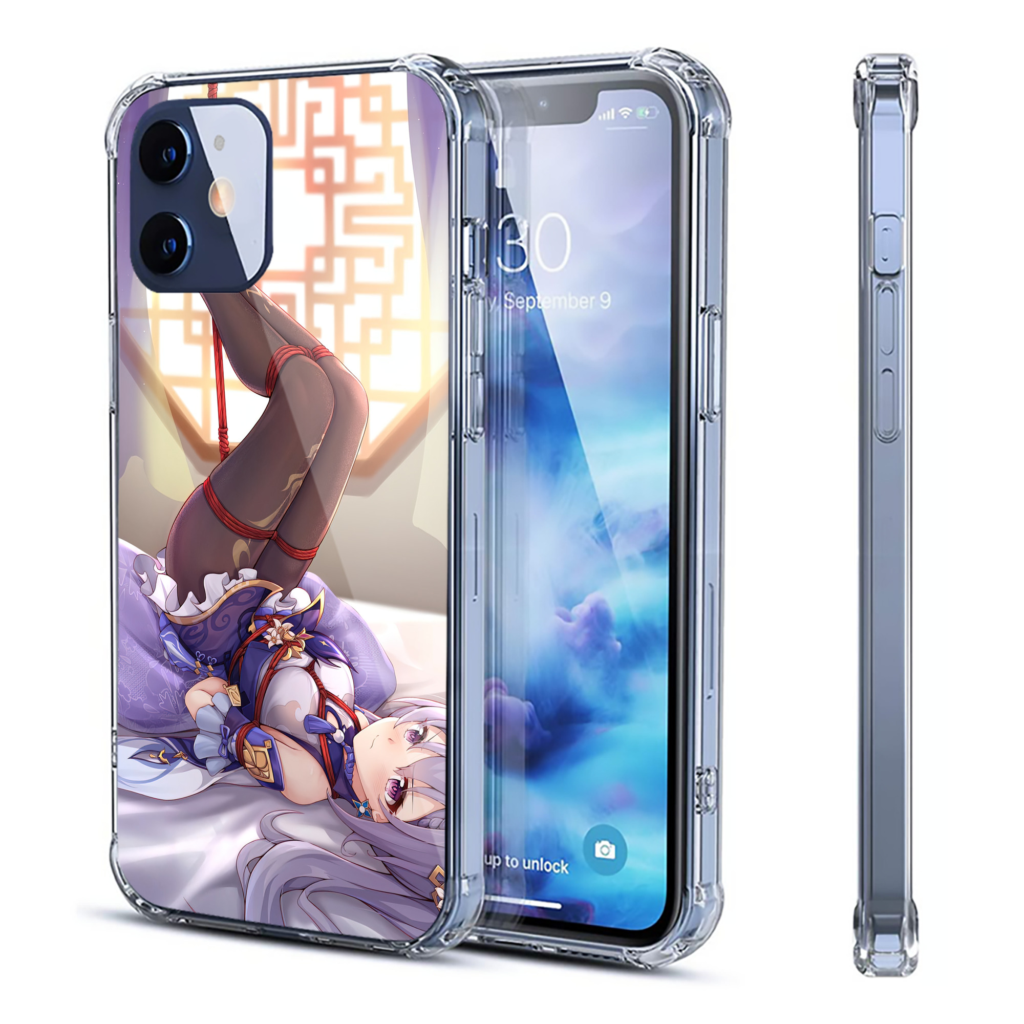 げんし神 genshin 【iPhone 12シリーズ対応】透明スマホケース（クリアソフトケース）